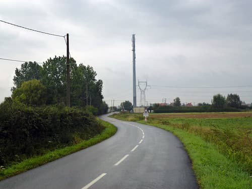 Looking SE to Bailleul-Hazebrouck railway line