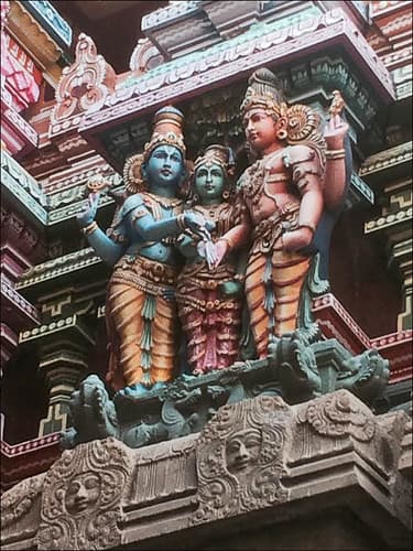 Le temple de Meenakshi (Madurai, Inde)