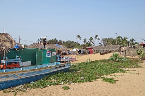 Une plage de Goa (Inde)