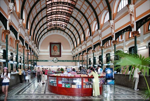 La poste centrale (Hô Chi Minh Ville)