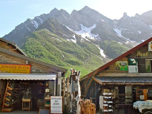 On the way to Megève