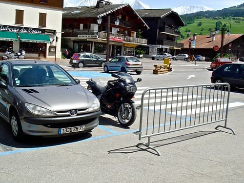 On the way to Megève