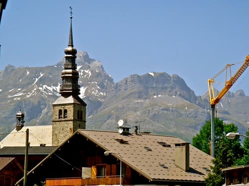 On the way to Megève