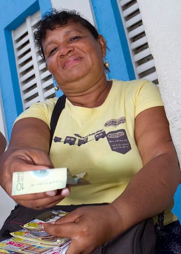 Lottery Vendor in Granada, Nicaragua