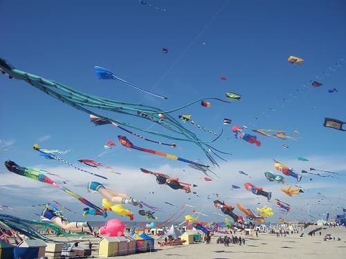 Kite championships Berck-sur-Mer, France