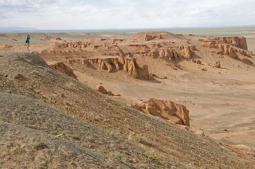 The Flaming Cliffs site, Bayanzag , Mongolia