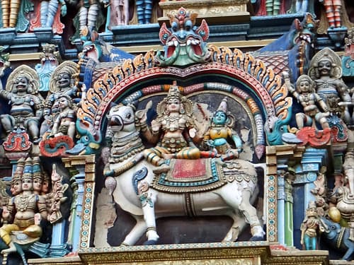 Le temple de Meenakshi (Madurai, Inde)