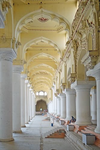 Le palais de Thirumalai Nayak (Madurai, Inde)