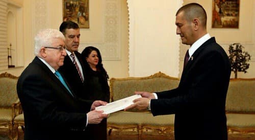 Veleposlanik Jurić uručio vjerodajnice predsjedniku Republike Irak Fuadu Muhammadu Masumu