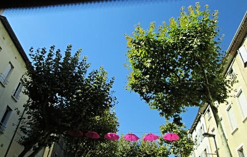 Umbrella festival in Millau FR