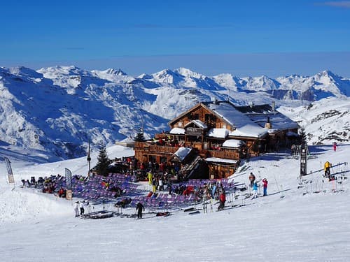 Extreme Environments - Mountain refuge within the Val Thorens ski resort, France