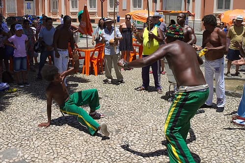 Joute de capoeira à Salvador