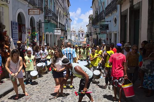 Musique dans les rues de Salvador