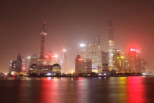 Vue sur Pudong depuis le Bund