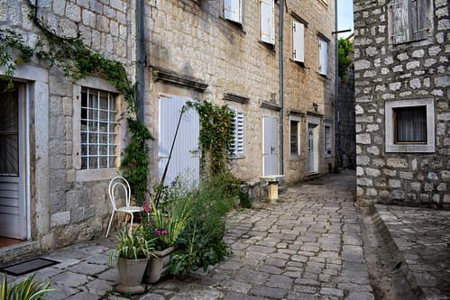 Street in Perast