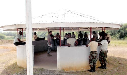 U.S. Army Africa Inspector General Soldiers travel to Liberia