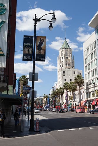 Los Angeles, Hollywood boulevardg
