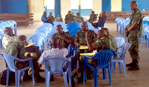 USARAF chaplains traveling contact team work with DRC counterparts