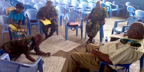USARAF chaplains traveling contact team work with DRC counterparts