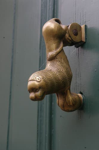 Lion knocker