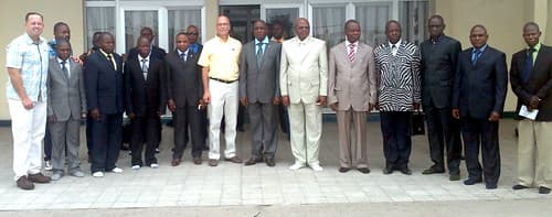 USARAF chaplains traveling contact team work with DRC counterparts