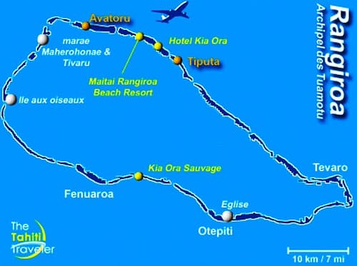 DSC000102/French Polynésia/ Rangiroa Atoll/Map