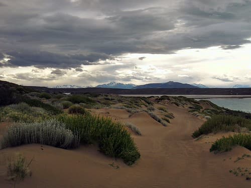 Patagonian beach at El Calafate