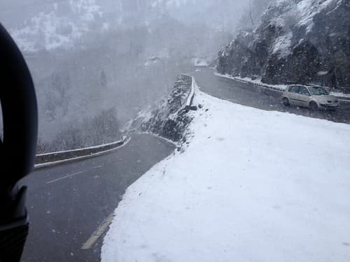 Alpe D'Huez alpine switchbacks
