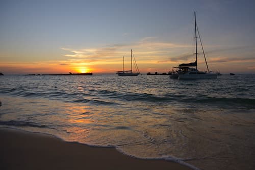 Sunset at Tangalooma Point, Moreton Island