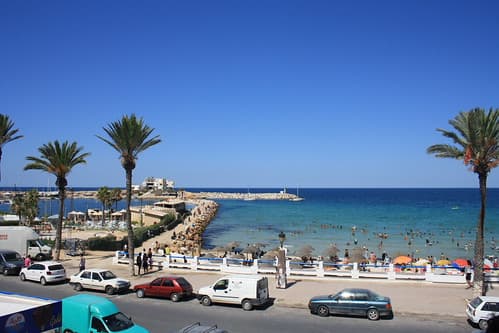 plage de Monastir,Tunisie