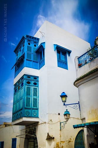 A house in Sidi Bou Saïd, Tunisia.