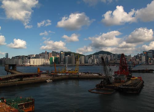 View on Hong Kong Island from Kowloon