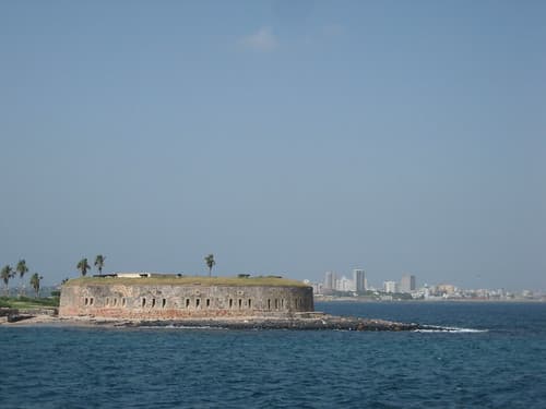 Ile de Goree and Daccar in the background