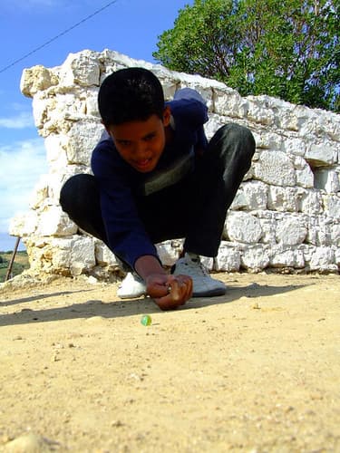 Slah and his marbles