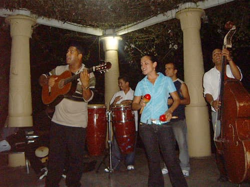 Band at our Hotel in Pinar del Rio
