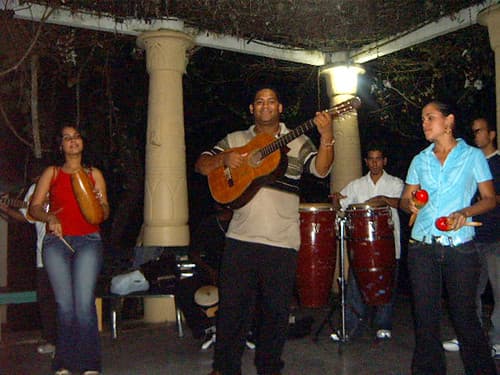 Band at our Hotel in Pinar del Rio