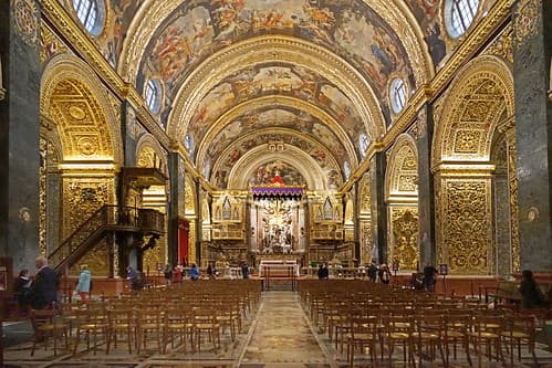 La co-cathédrale St Jean (La Valette, Malte)