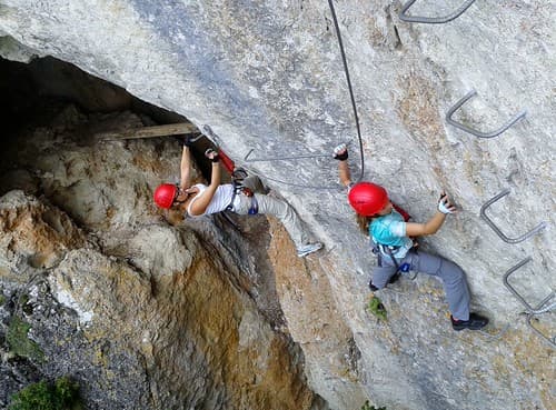 Via ferrata, Mende, Lozère, France
