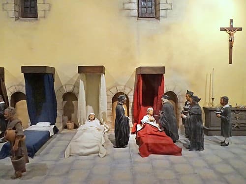 Maquette de la Sainte Infirmerie (La Valette, Malte)