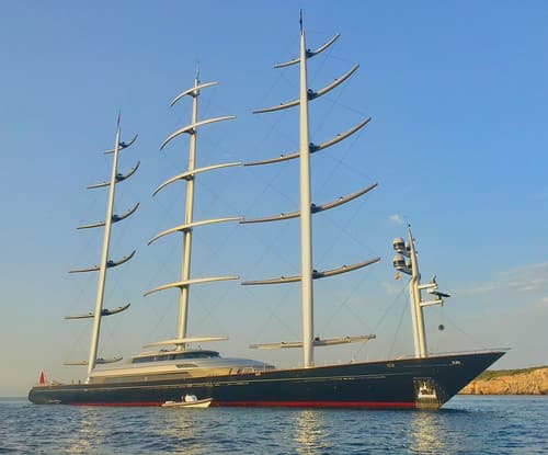 Sailing the Maltese Falcon Around Ibiza