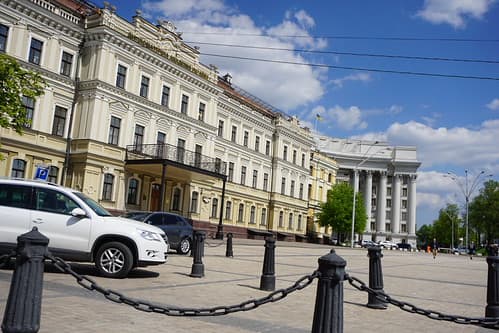 Mikhailovska Square, Kiev, Ukraine