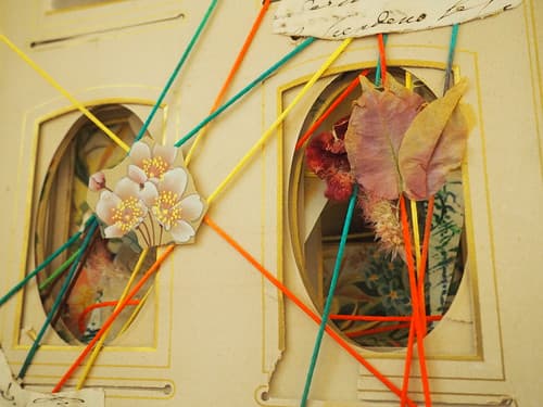 Villa Torlonia - Casina delle Civette : exposition LIbri d'artista di Vittorio Fava; août 2018
