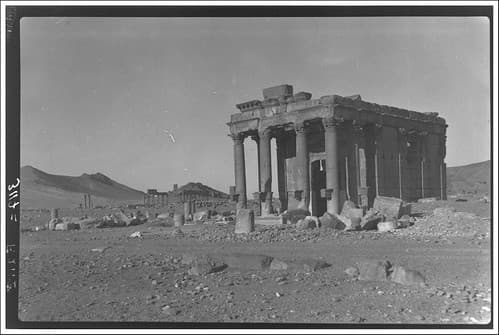 Syrie, Palmyre, Temple de Baalshamin (ca 1930)