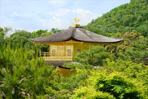 Le temple du Pavillon d'or (Kyoto, Japon)