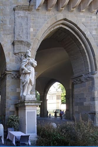 Bergame la statue de Torquato Tasso