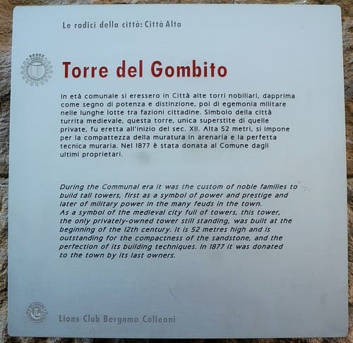 Bergame Torre del Gombito (2)