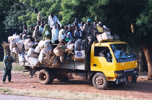 Traveling along the Route