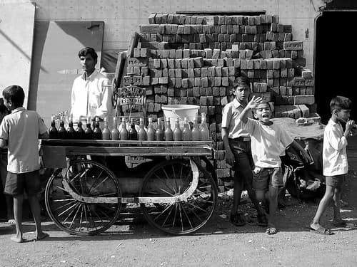 Marché Hyderabad Inde 2004