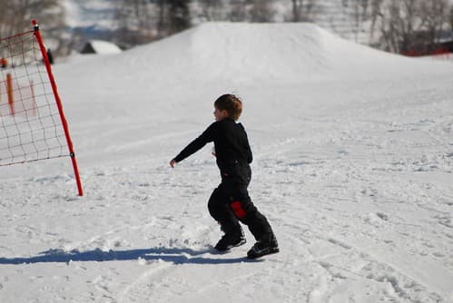 Kid with snowball