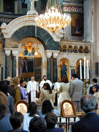 Mariage orthodoxe (Héraklion, Crète)